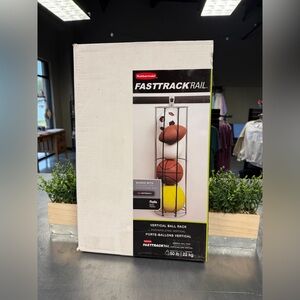 Rubbermaid FastTrack Rail Vertical Ball Rack – (NEW)